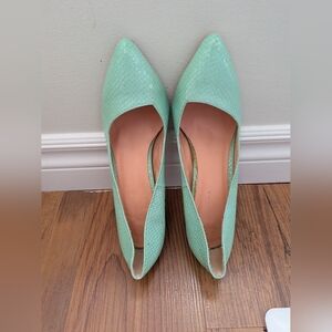 Elegant Mint Green Women's Heels
